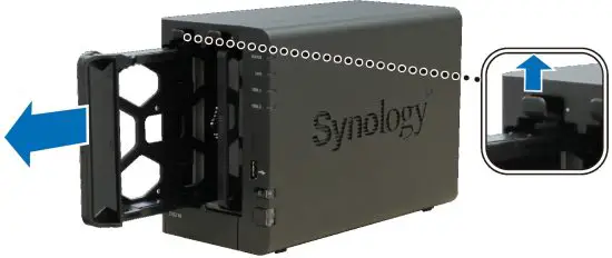 Synology DS218 DiskStation - Install Drives 2