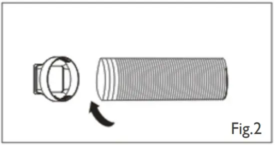 Installing Exhaust Hose
