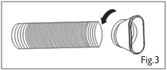 Installing Exhaust Hose