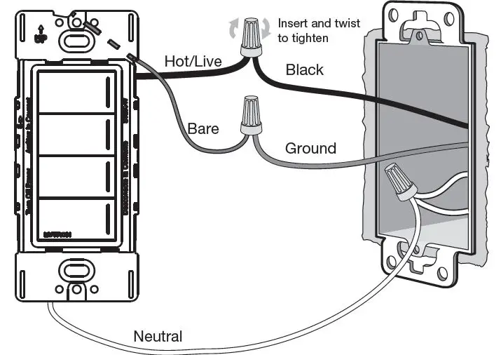 HOMEWORKS SUNNATA HRST-W2B Keypad 4