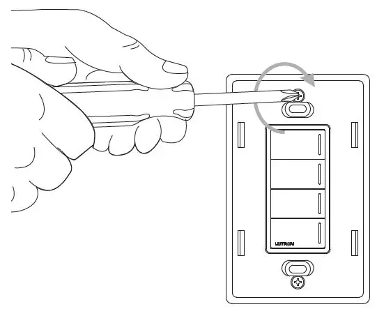 HOMEWORKS SUNNATA HRST-W2B Keypad 5