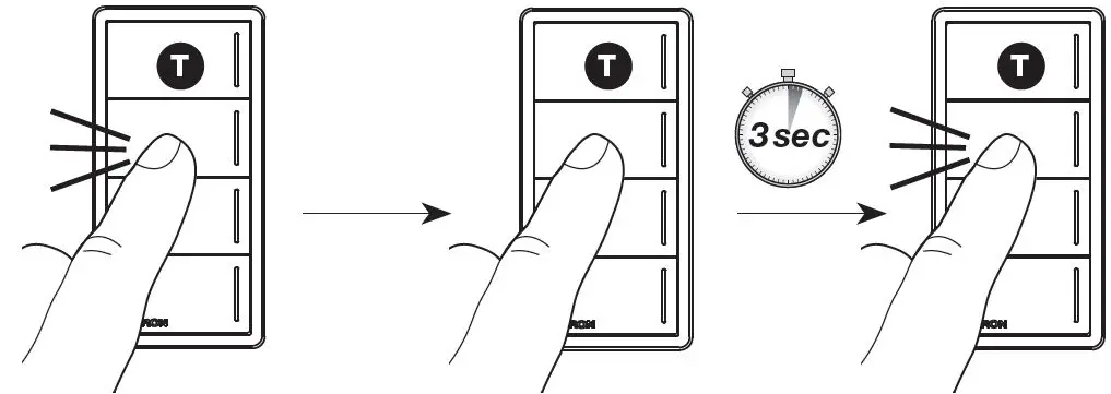 HOMEWORKS SUNNATA HRST-W2B Keypad 8