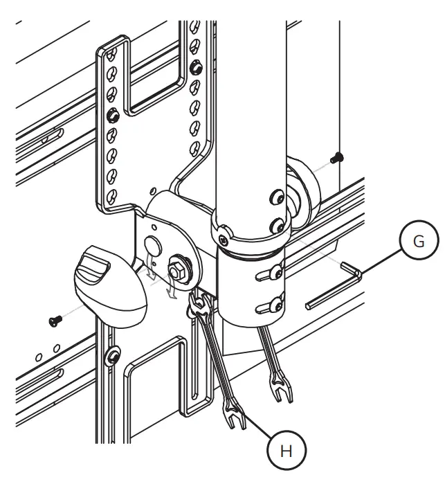 Neomounts FPMA C400BLACK Monitor Ceiling Mount - fig 2