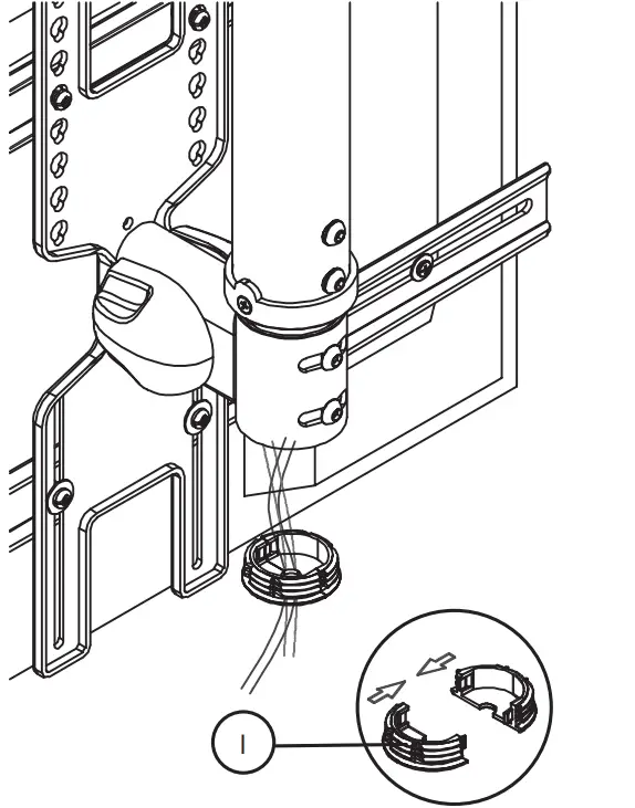 Neomounts FPMA C400BLACK Monitor Ceiling Mount - fig 3