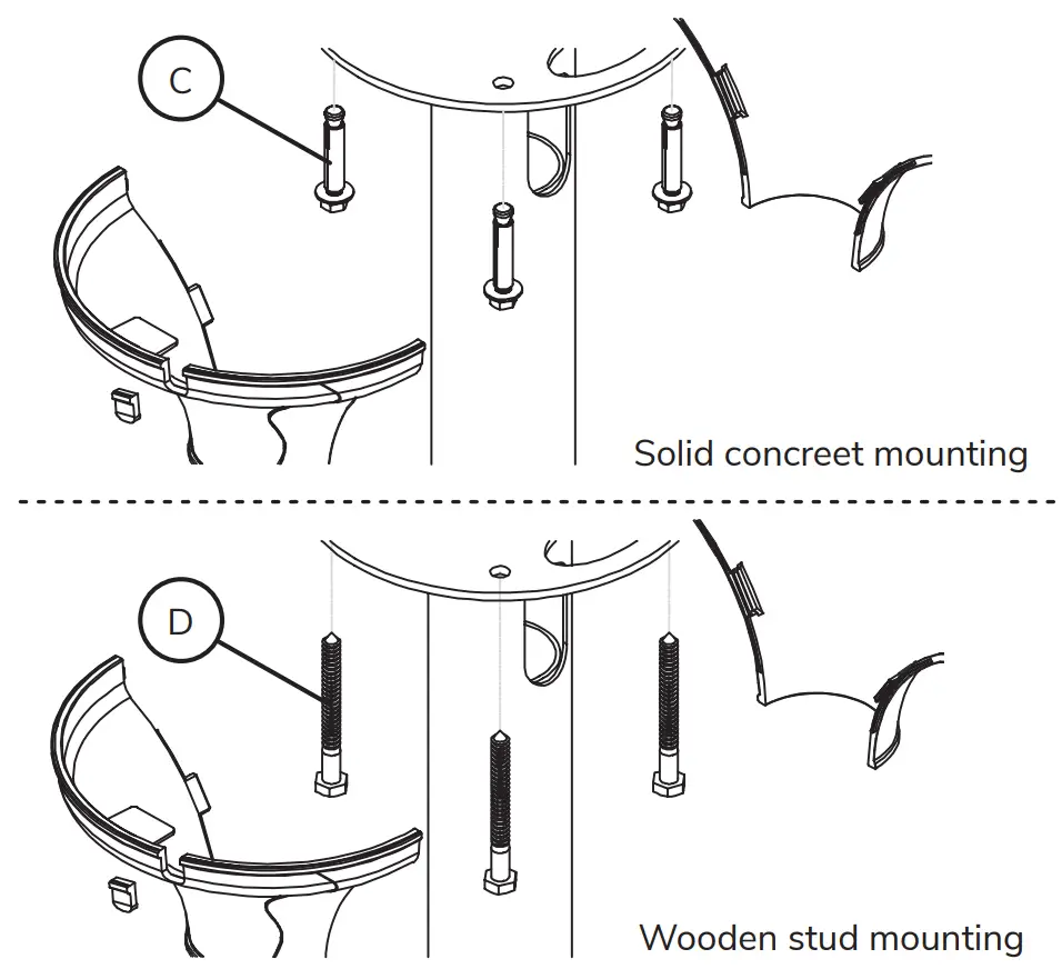 Neomounts FPMA C400BLACK Monitor Ceiling Mount - fig