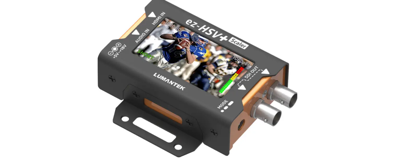 Lumantek Ez-hsv+ Hdmi To Sdi Converter With Display And Scaler User Manual