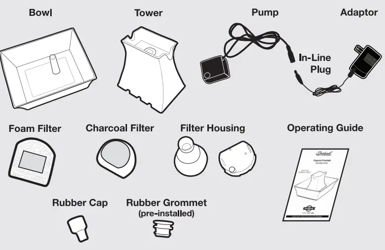 PetSafe PWW00 13907 Pagoda Fountain-fig1