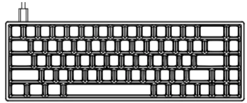 TECURS KB510 Mechanical Keyboard -