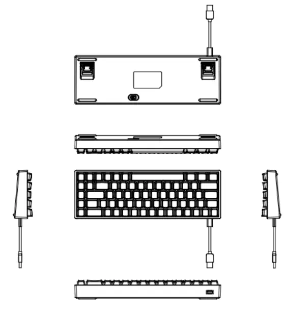 TECURS KB510 Mechanical Keyboard -fig1