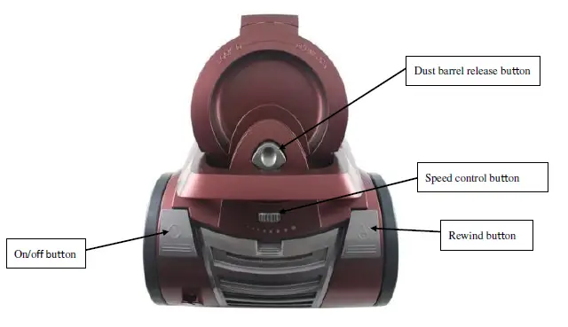 TurboTronic TT-CV04 Turbo Cyclonic Powerful Vacuum Cleaner -fig-2