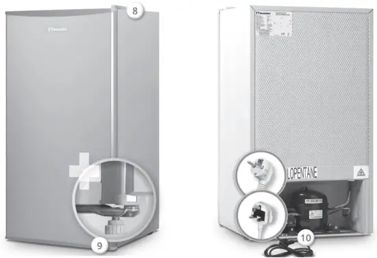 inventor MP862W Mini Bar Refrigerator-fig5