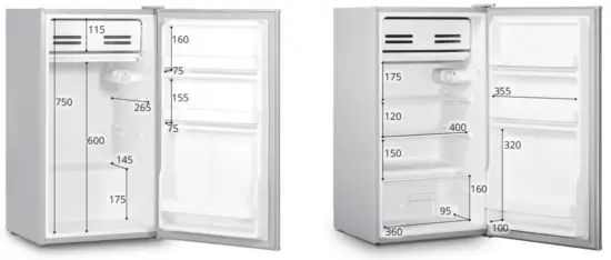 inventor MP862W Mini Bar Refrigerator-fig6