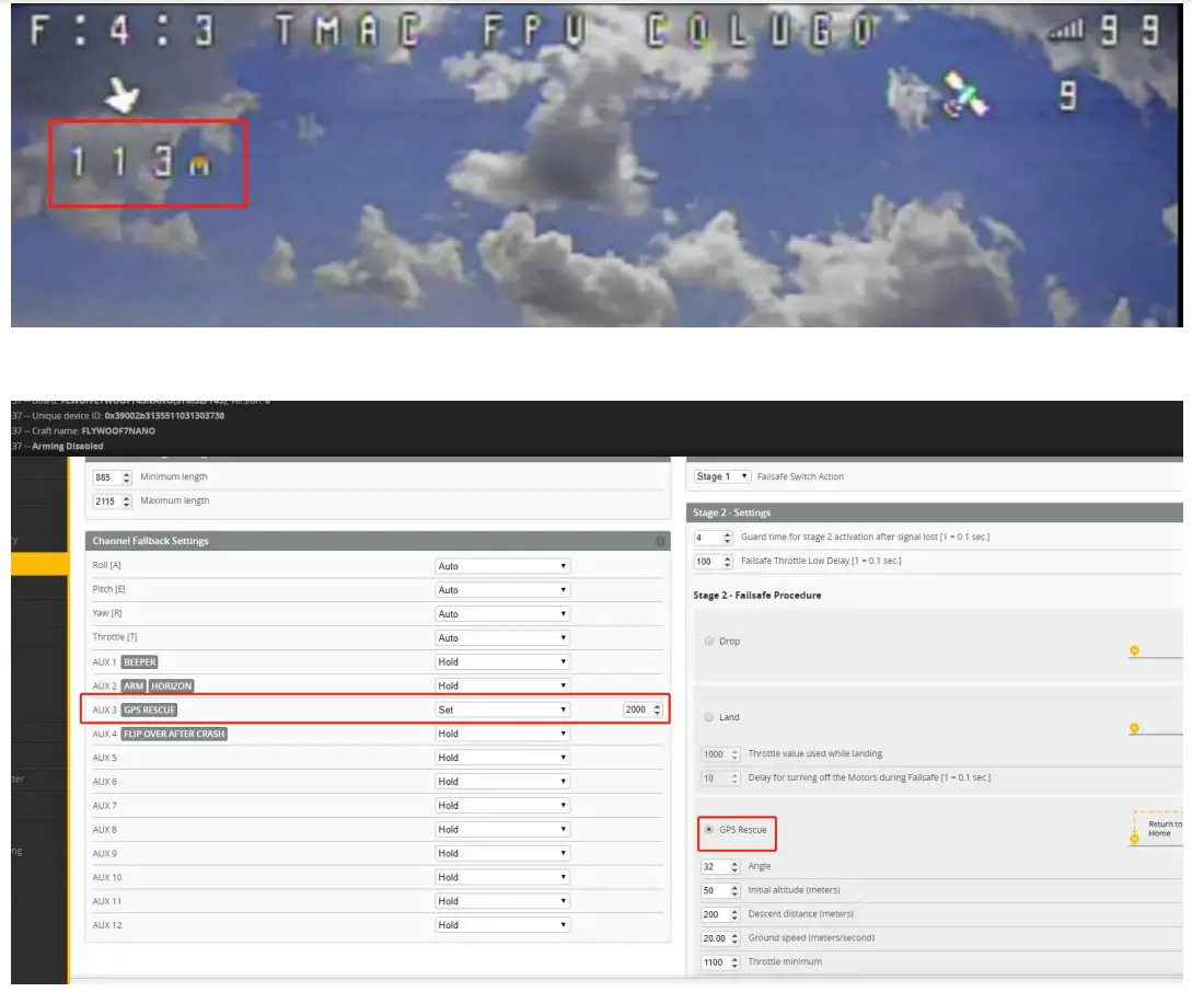 FLYWOO HD F745 EXPLORER LR4 Drones - GPS rescue mode