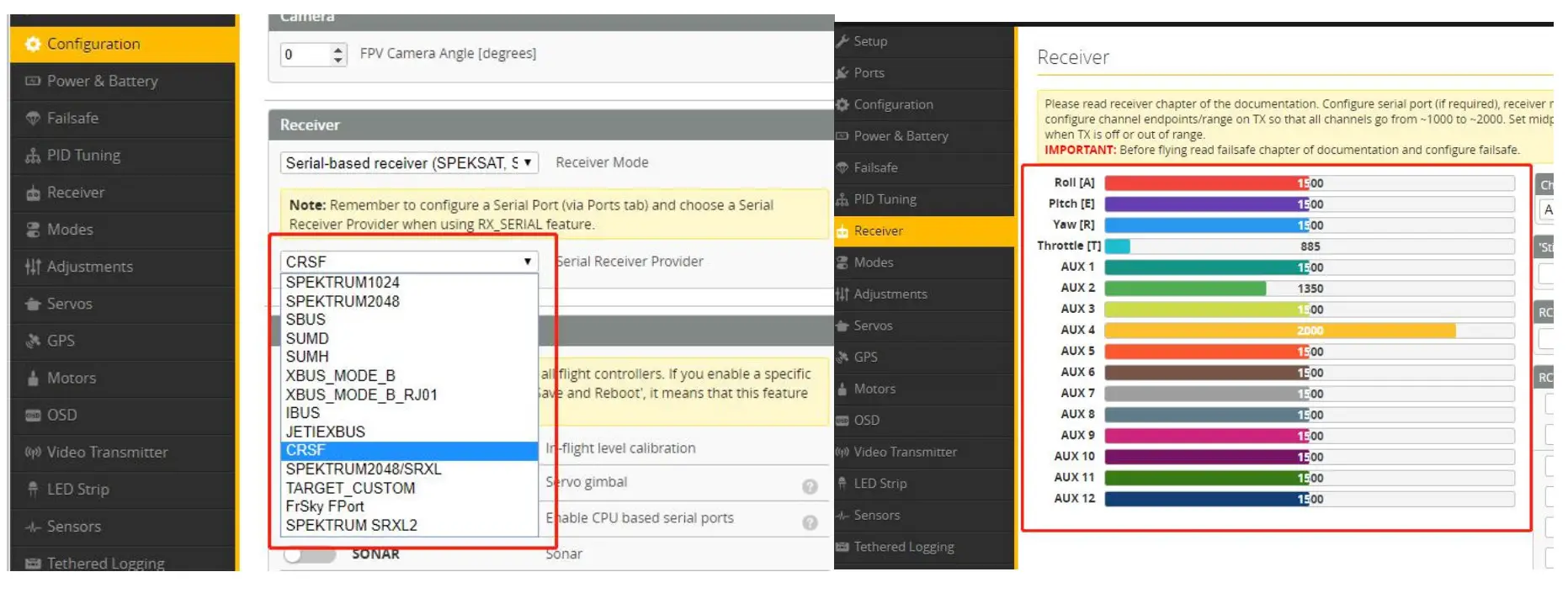 FLYWOO HD F745 EXPLORER LR4 Drones - receiver