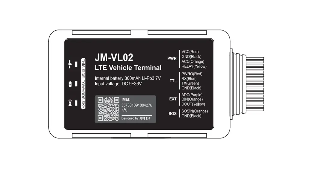 Jimilab Jm-vl02 Lte Cat M1 And Nb2 Vehicle Terminal User Manual