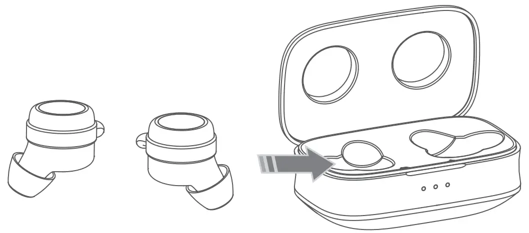 Shenzhen 2AQ3A FUSION2 Wireless Earbuds - power of