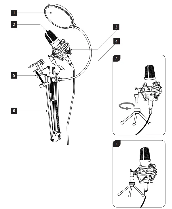 hama 186087 uRage Stream 900 HD Studio Studio 1