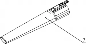 7 blower tube (brushless)