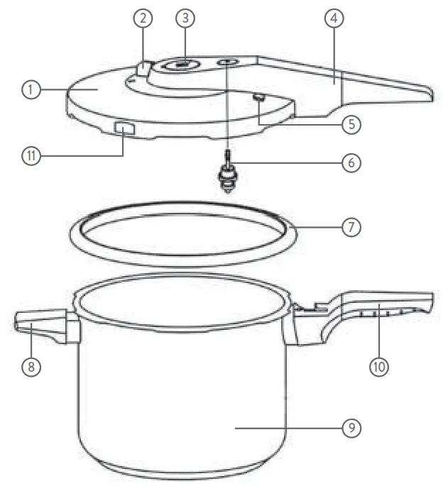 springlane 4056499036798 Stainless Steel Pressure Cooker - fig