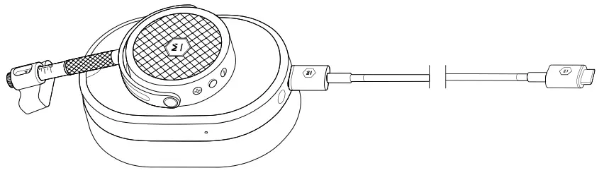 MASTER DYNAMIC MH40-W Wireless Over-Ear Headphones - CHARGE