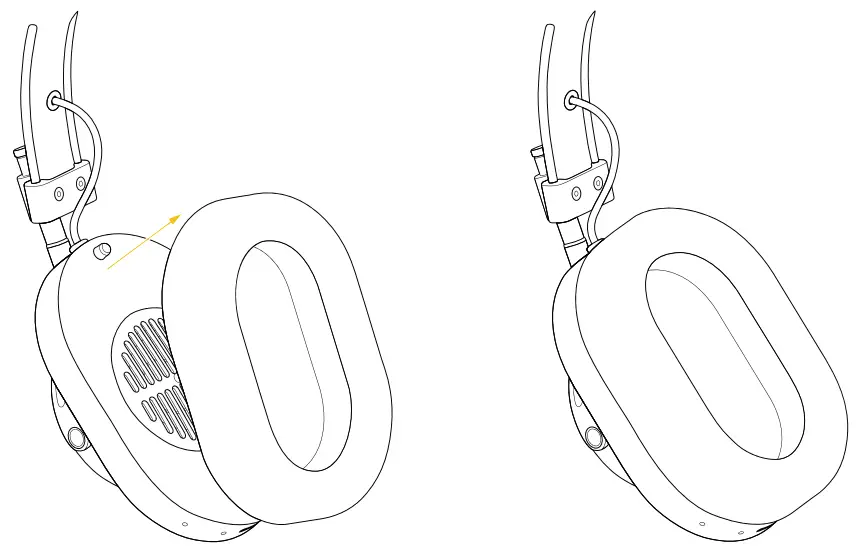 MASTER DYNAMIC MH40-W Wireless Over-Ear Headphones - REPLACING EAR PADS