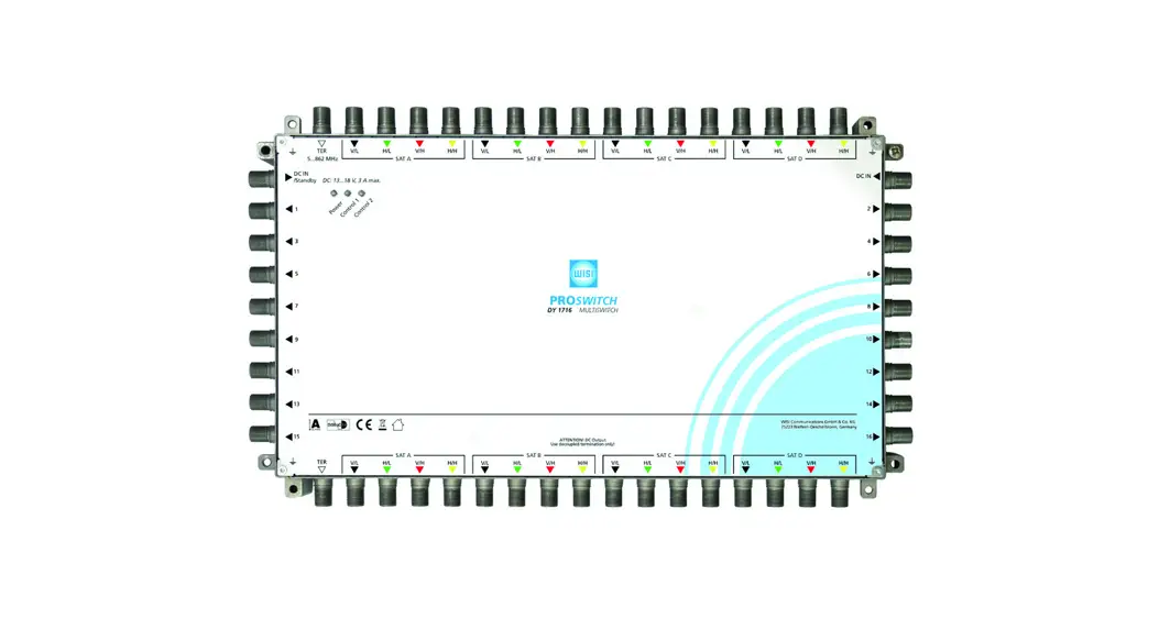 Wisi Dy 1708 Pro Switch Multi-switch Instruction Manual