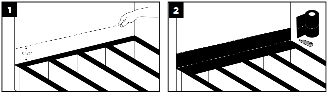 Trex seal Ledger Tape with Aluminum Liner - 2