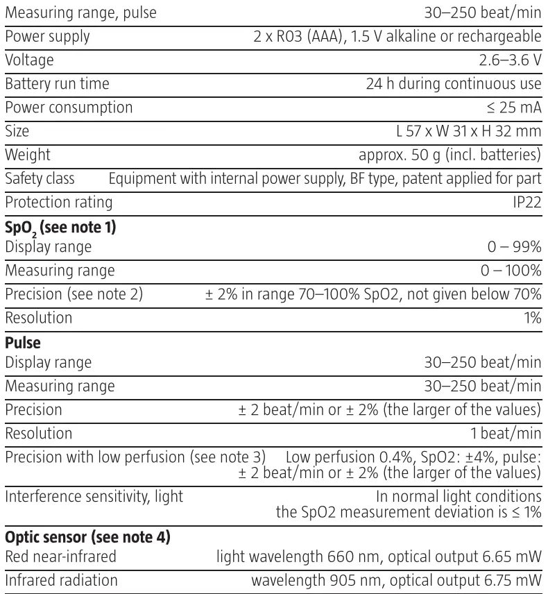 Bright 015507 Pulse Oximeter 7