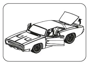 JAMARA-402116-Red-Dodge-Charger-R-T 1970-fig-5