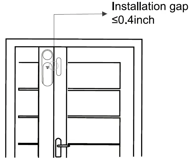 AKOYU D121x2+RC533 Wireless Door Open Chime Kit 5