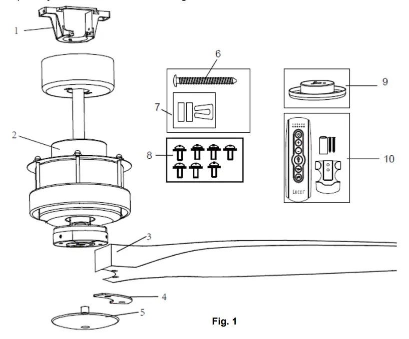 LUCCI 210506 Airfusion Akmani DC Ceiling Fan
