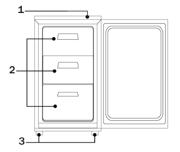 BOMANN GS 2186.1 Household Freezer - fig1