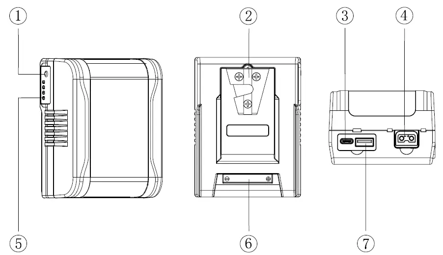 SWIT-MINO-S140-140Wh-Pocket-V-Mount-Battery-Pack-fig1