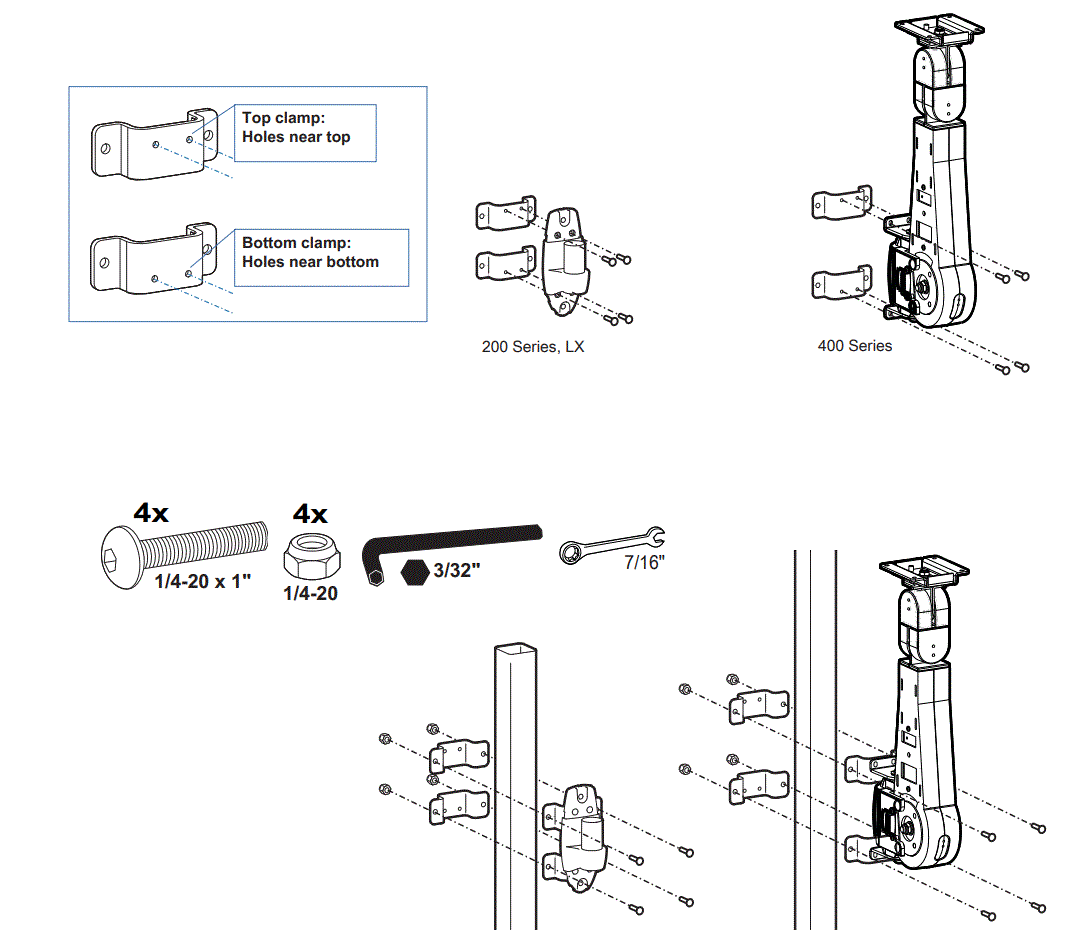 ergotron 200 Series Command Post Brackets 2
