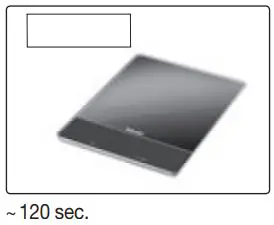 beurer KS 34 Digital Kitchen Scale Instructions - Automatic switch-off function