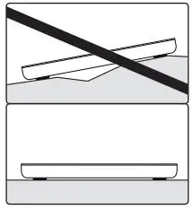 beurer KS 34 Digital Kitchen Scale Instructions - Place the scale on a secure