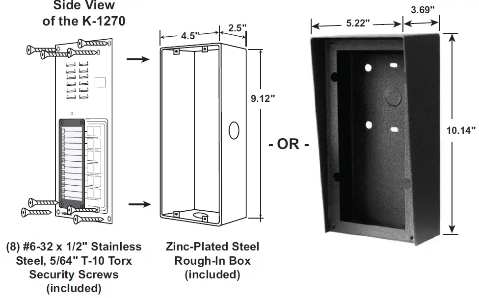VIKING K-1270 Series Entry Phone with Built in Door 02