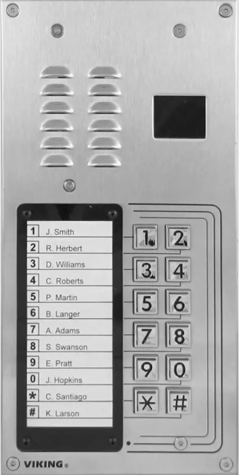 VIKING K-1270 Series Entry Phone with Built in Door feature