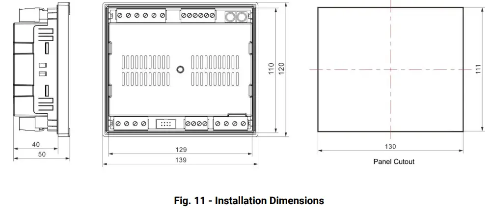 SmartGen HAT530N ATS Controllerv - fig 5