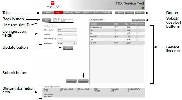 TRIAX TDX DVB-T2 Input Demodulator-13
