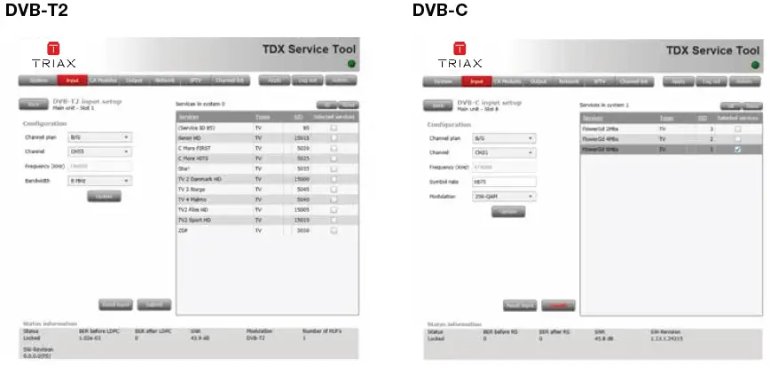 TRIAX TDX DVB-T2 Input Demodulator-14