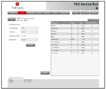 TRIAX TDX DVB-T2 Input Demodulator-17
