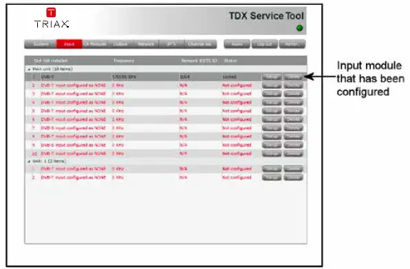 TRIAX TDX DVB-T2 Input Demodulator-21