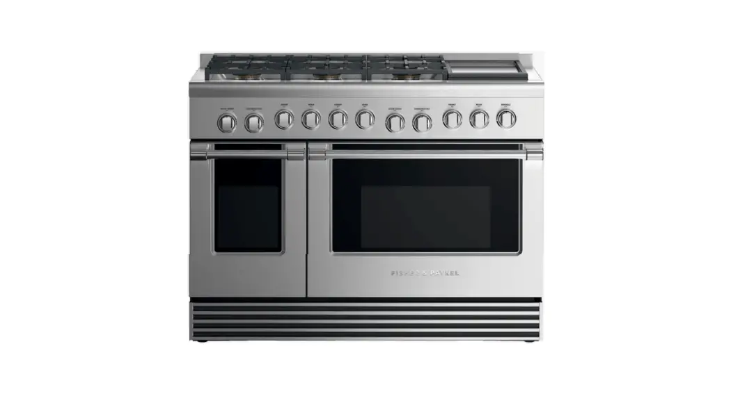 Fisher Paykel Rgv2-486gd-l N 48 Inch 6 Burner Gas Range User Guide