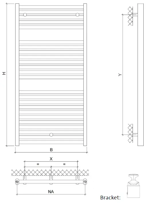 XIMAX-P2-Towel-1420x66mm-Radiator-fig-5