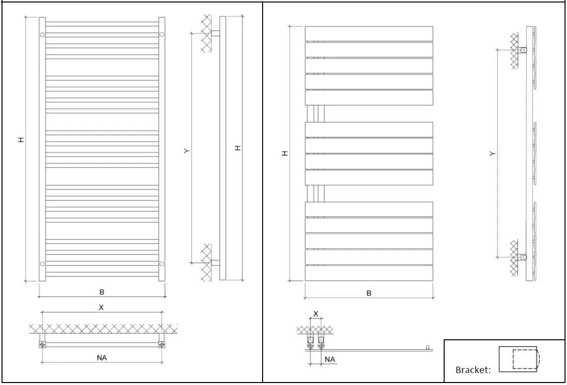 XIMAX-P2-Towel-1420x66mm-Radiator-fig-8