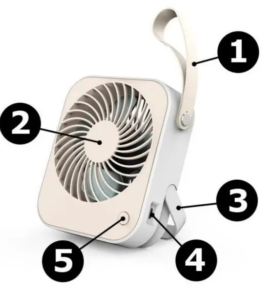 PEREL-CFANUSBD3-Design-Fan-with-USB-Connection-FIG-1