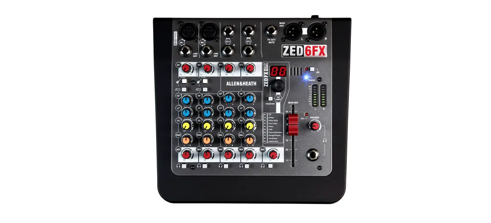 Allen Heath Zed6fx 6 Channel Live Plus Recording Mixer User Guide Allen Heath Zed6fx 6 Channel Live Plus Recording Mixer User Guide