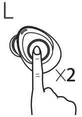 MEBUYZ True Wireless Earbuds E19 -daoble2