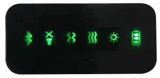 SILVERGEAR Eye Massage Device with Heat Compression Bluetooth - Display